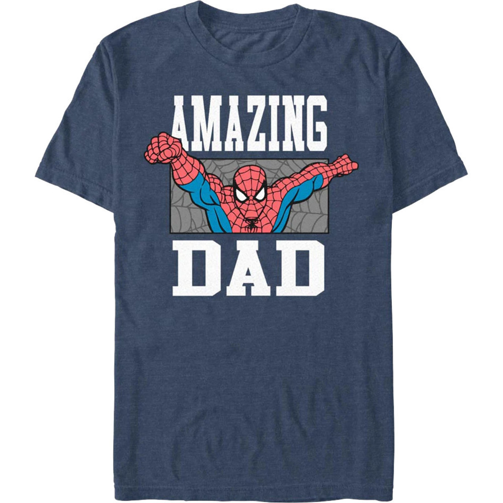 Amazing Dad Spiderman Marvel Comics Tshirt